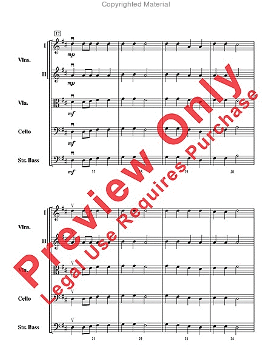 Airborne Heroes String Orchestra scores gallery preview page 4