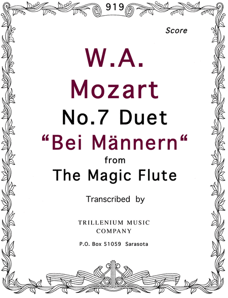 No.7 Duet 'Bei Mannern.'