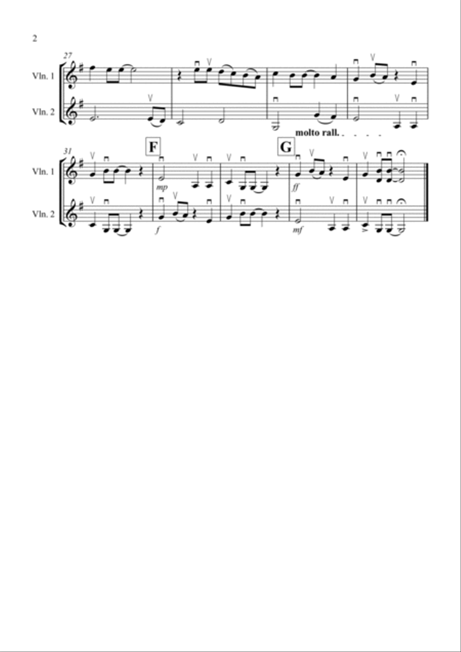 Yesterday String Duet scores gallery preview page 2