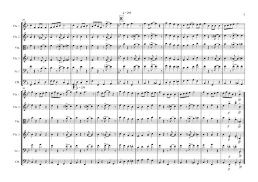This Old Man (Jazzy Style!) for String Orchestra String Orchestra scores gallery preview page 3