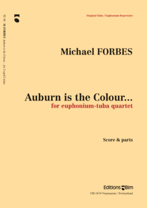 Book cover for Auburn is the Colour...