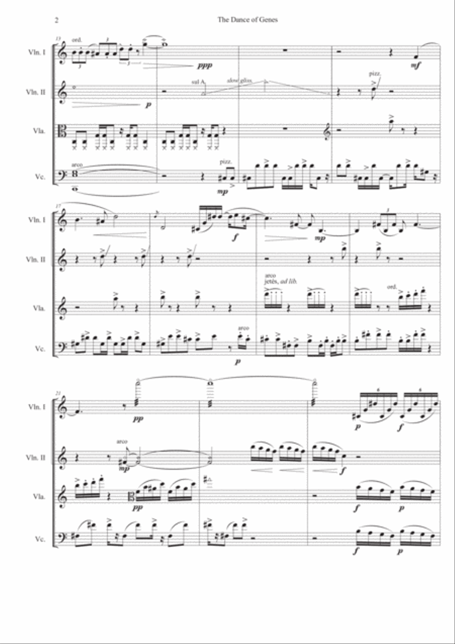 The Dance of Genes Full Score image number null