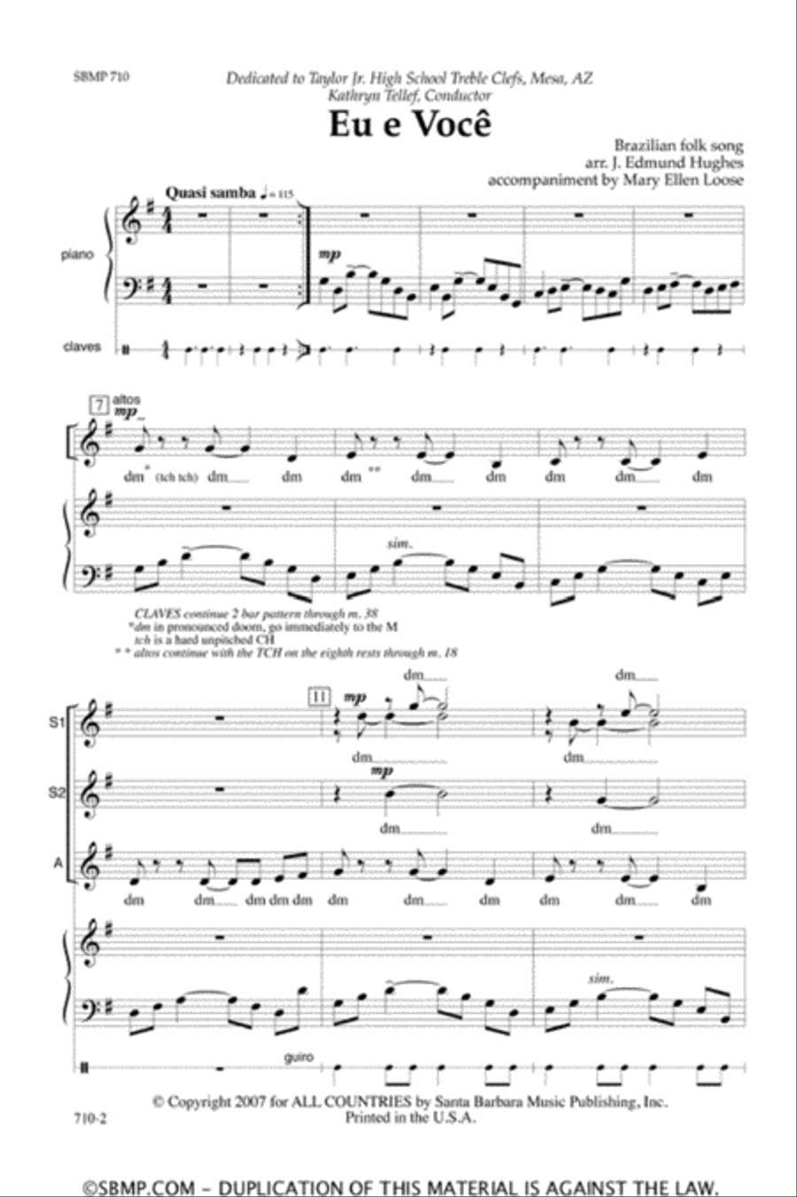 Eu e Voce SSA scores gallery preview page 2