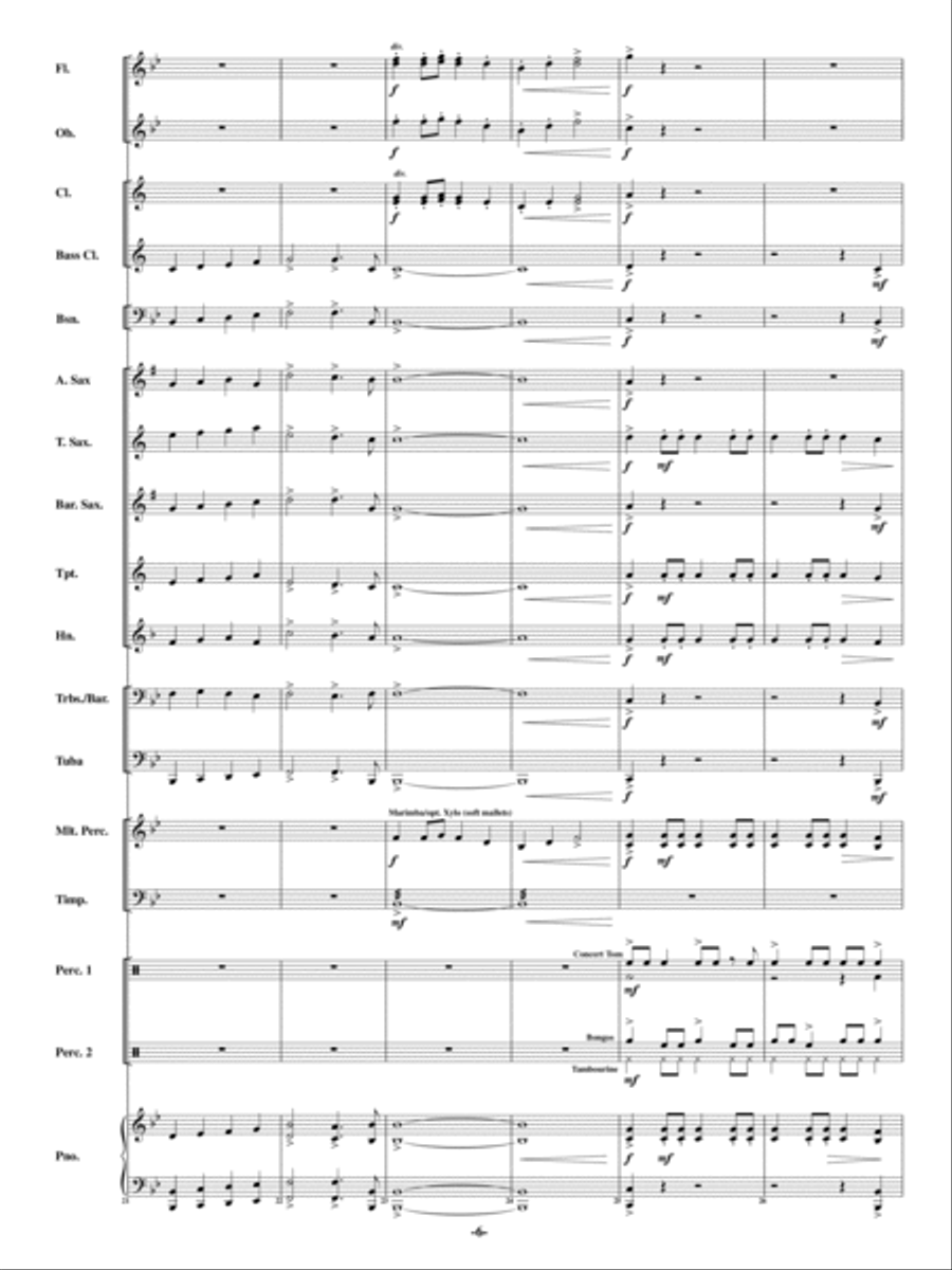 Colors of Christmas Concert Band scores gallery preview page 5