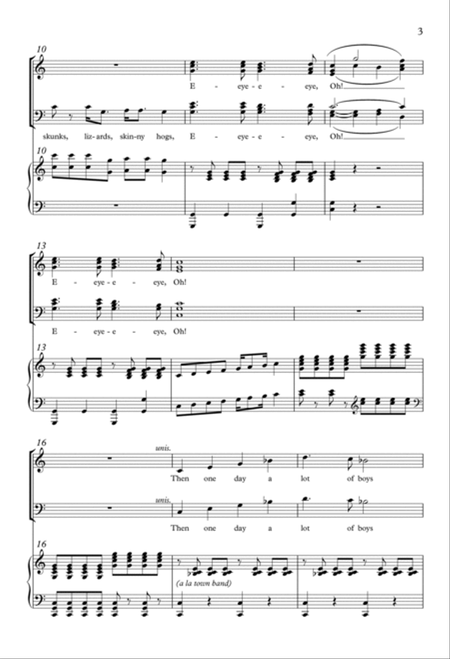 Old MacDonald's Farm 4-Part scores gallery preview page 2