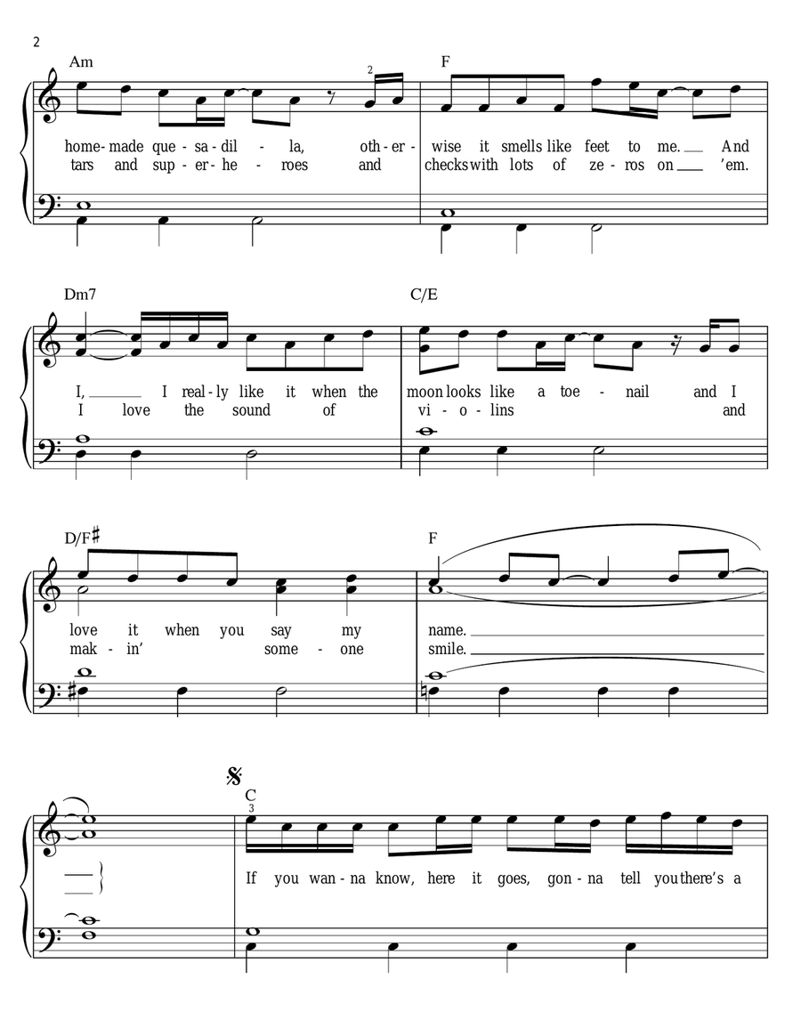 Introducing Me (from Camp Rock 2) Easy Piano scores gallery preview page 2