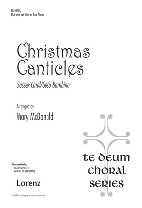 Book cover for Christmas Canticles