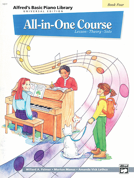 Alfred's Basic Piano Library All-in-One Course - Book 4 (Universal Edition)