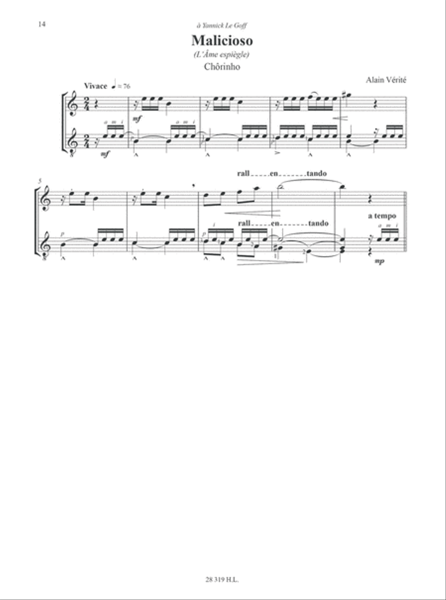 Chorinhos Et Valsinhas Flute scores gallery preview page 7