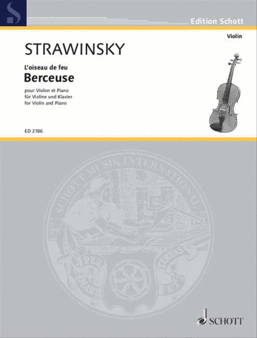 Berceuse from The Firebird Violin Solo scores gallery preview page 1