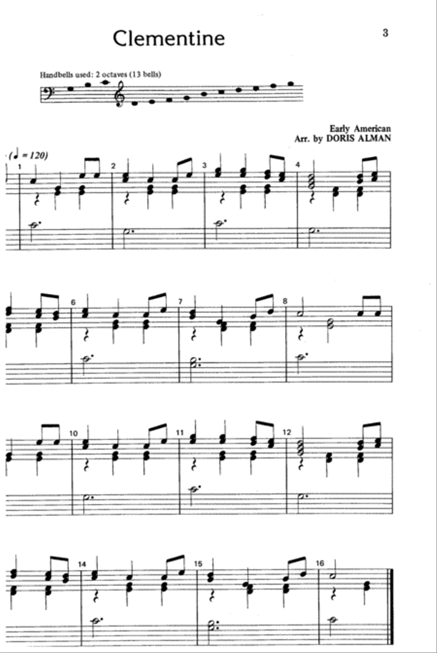 Folk Songs for Bells Folk Songs for Bells 2-Octaves scores gallery preview page 22