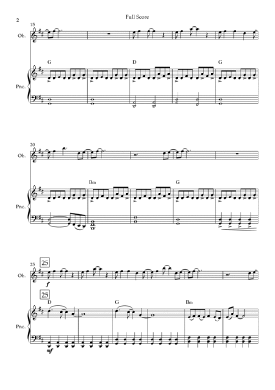 Without You Piano scores gallery preview page 2
