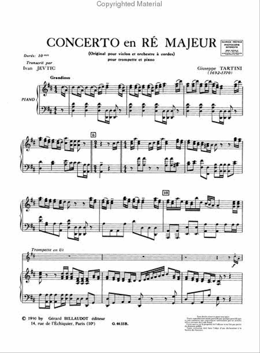 Concerto En Re Majeur Concerto En Re Majeur Chamber Music scores gallery preview page 3