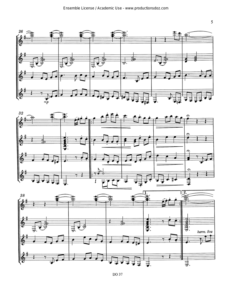 Irish Folk Medley Guitar Ensemble - Digital Sheet Music page 5
