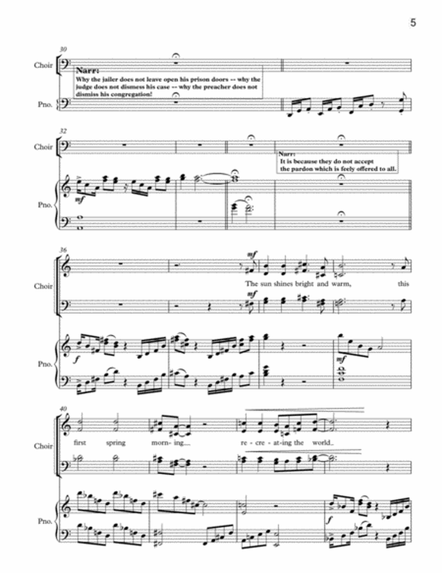 This First Spring Morning for SATB Chorus, Soprano Solo, Narrator, and Piano