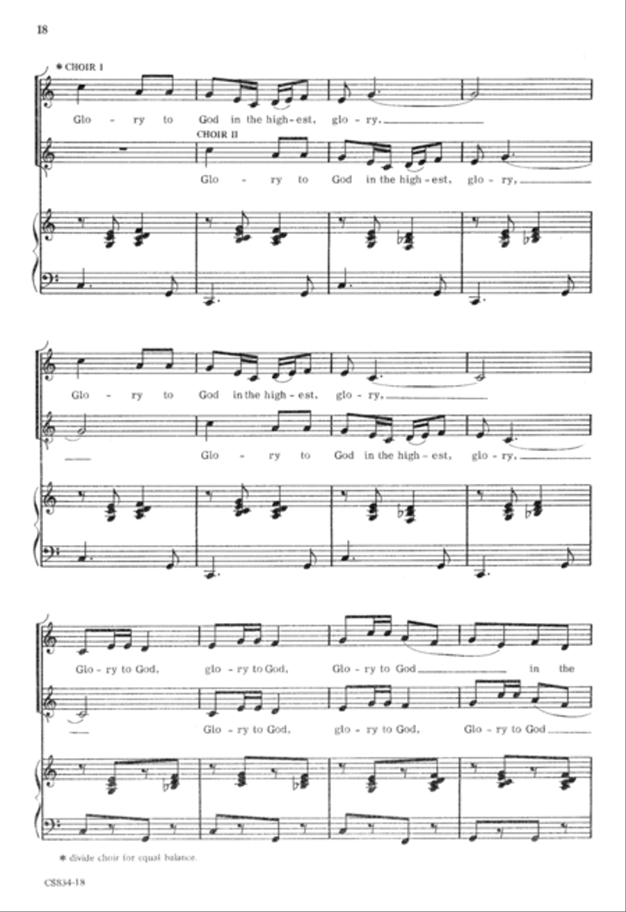 The Brightest Star Unison Choir scores gallery preview page 18