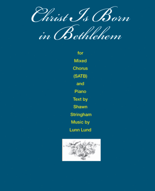 Book cover for Christ Is Born in Bethlehem - SATB