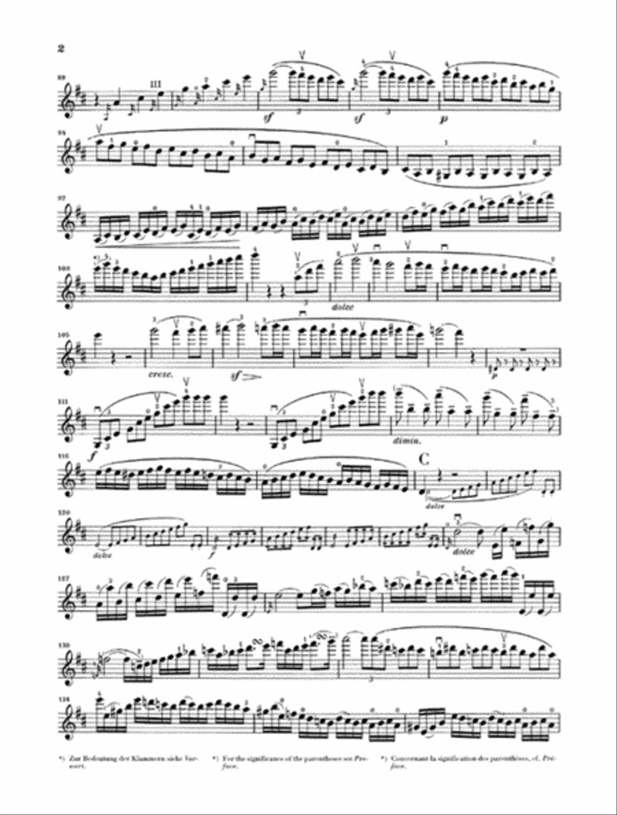Concerto D major for Violin and Orchestra op. 61 Violin Solo scores gallery preview page 3
