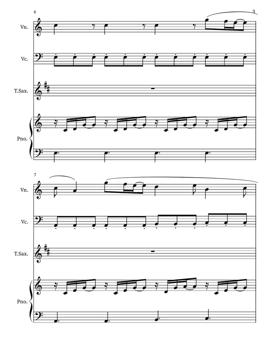 A Thousand Years Small Ensemble scores gallery preview page 3