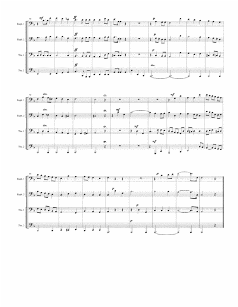 Two Bruckner Pieces Two Bruckner Pieces Brass Ensemble scores gallery preview page 3