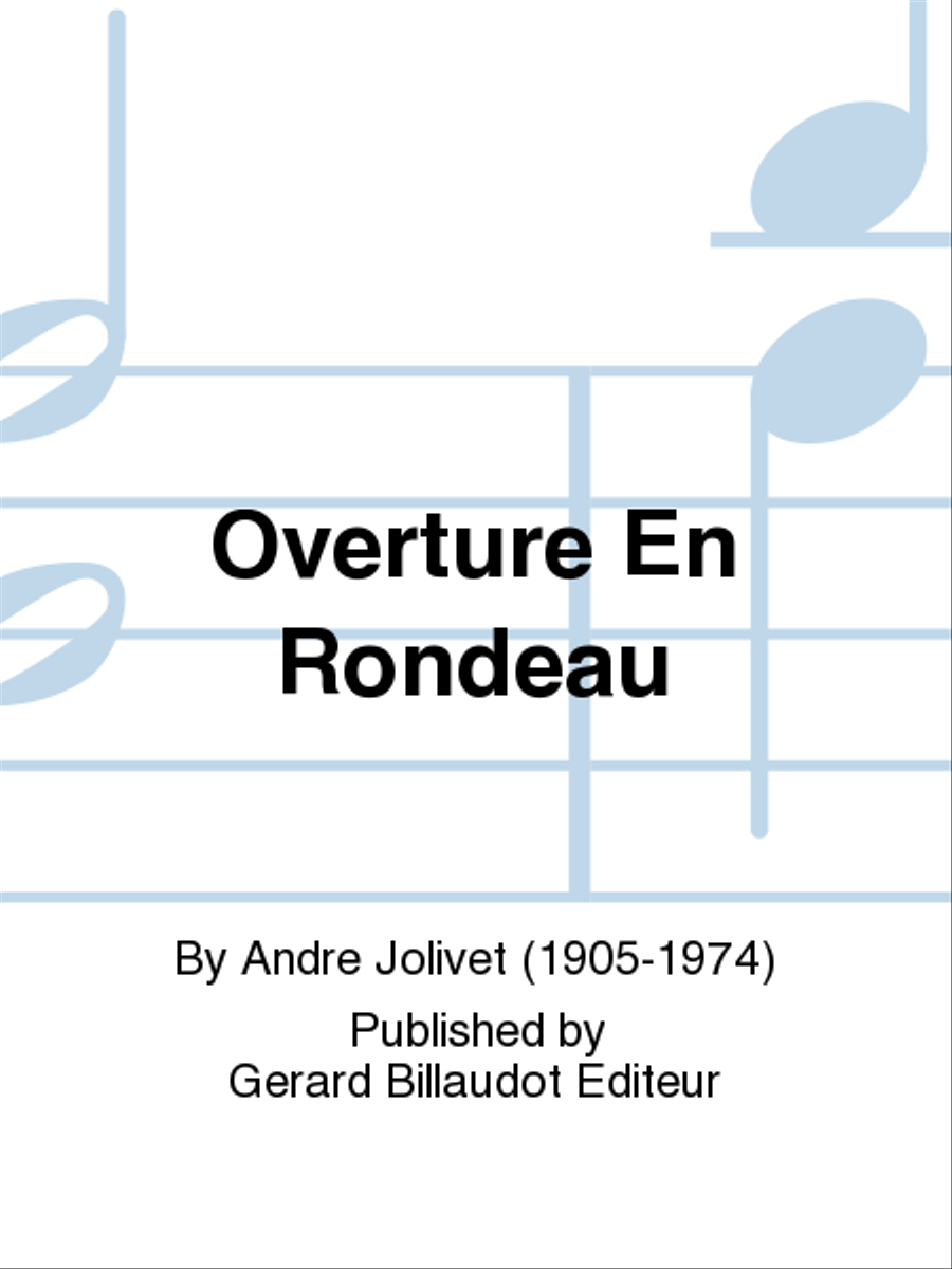 Overture En Rondeau School and Community scores gallery preview page 1
