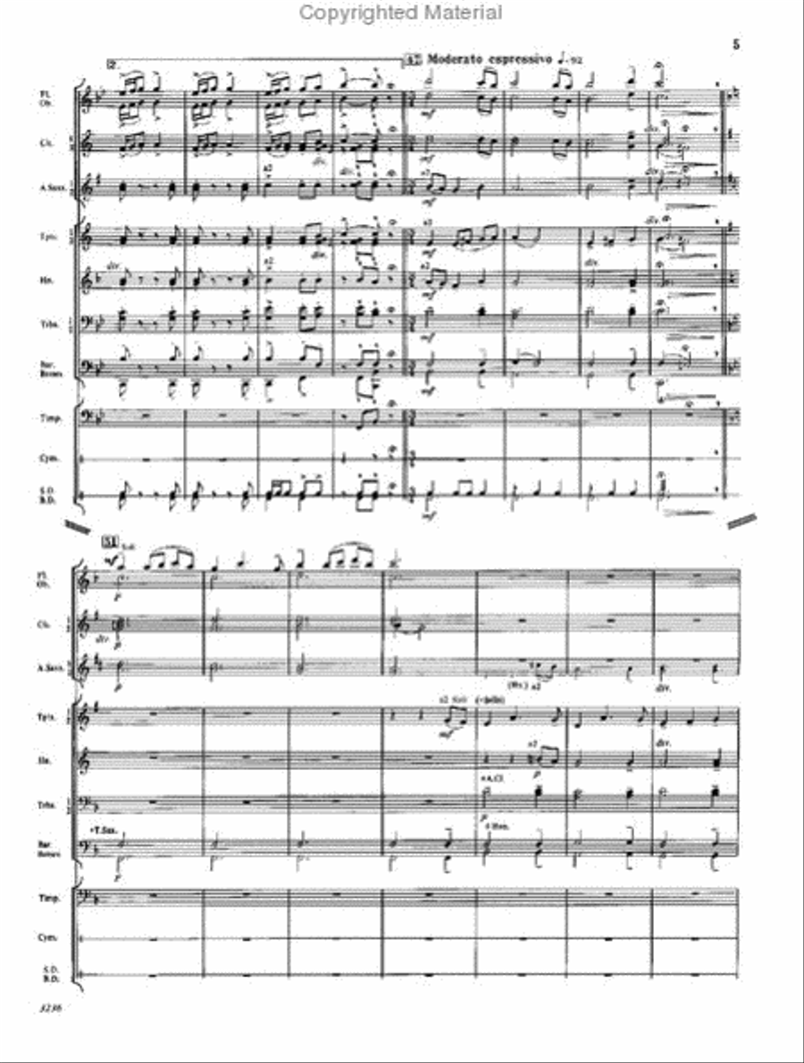 Ashton Overture Concert Band scores gallery preview page 5