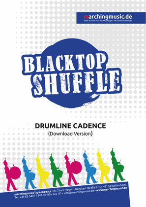 Book cover for BLACKTOP SHUFFLE Drumline Cadence