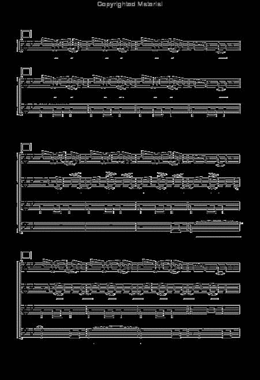 It Takes a Village - SATB Octavo 4-Part scores gallery preview page 4