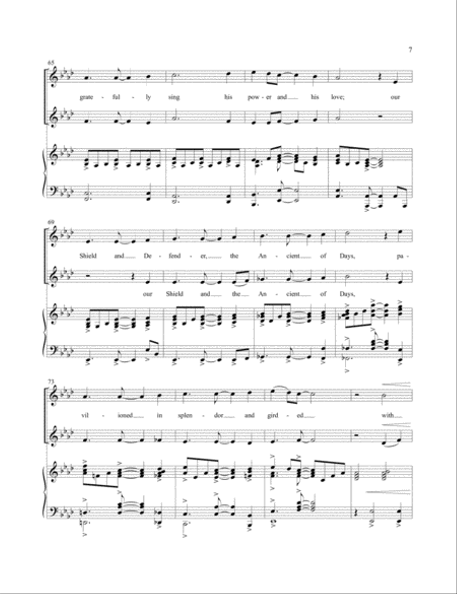 Praise Songs for Two Voices Medium Voice scores gallery preview page 7