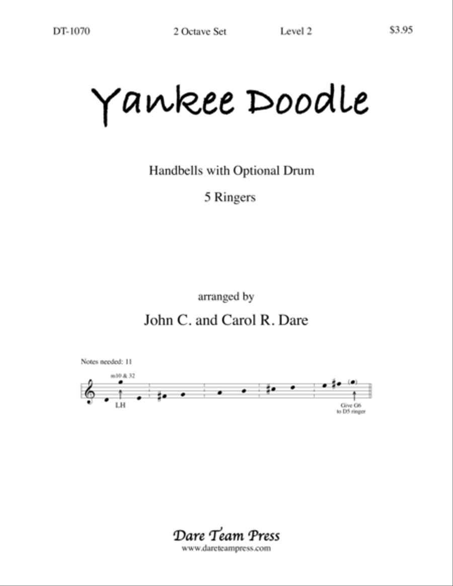 Yankee Doodle 2-Octaves scores gallery preview page 1