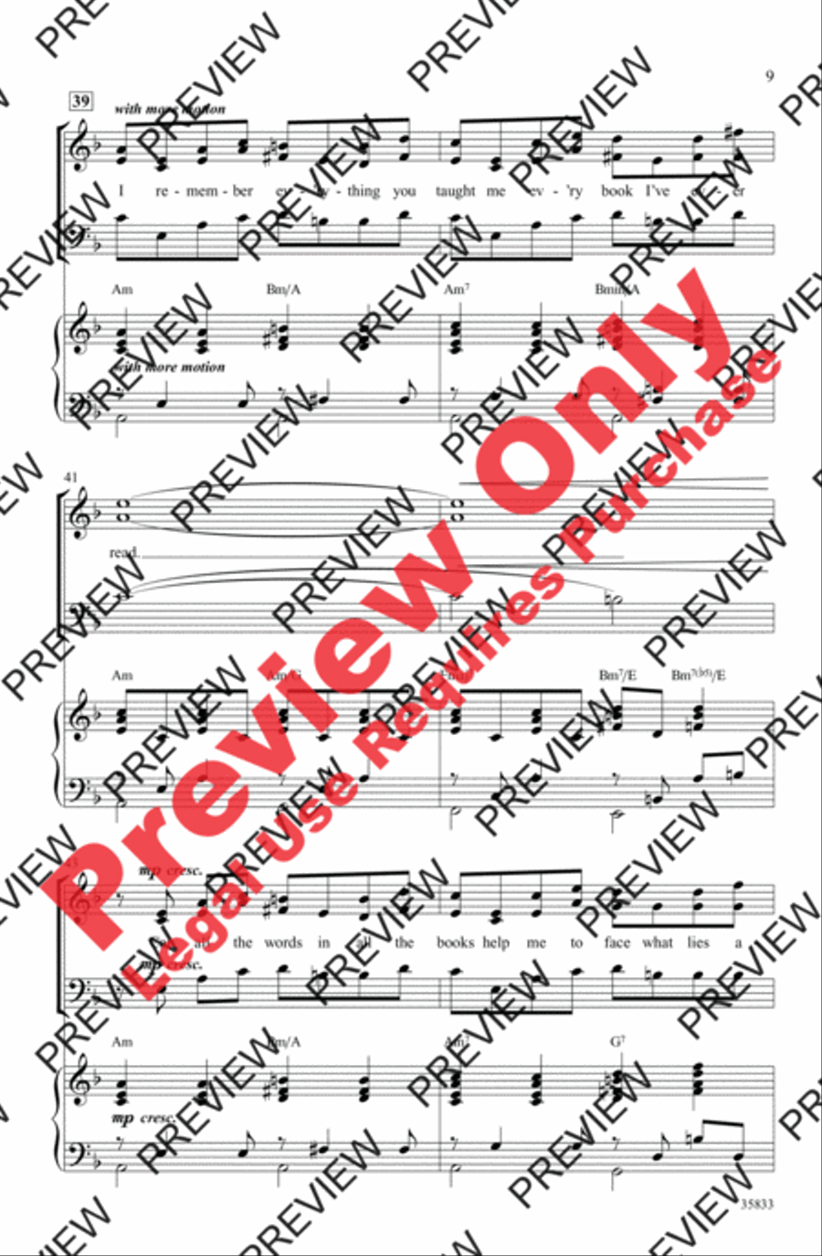 Papa, Can You Hear Me? Papa, Can You Hear Me? 3-Part scores gallery preview page 9