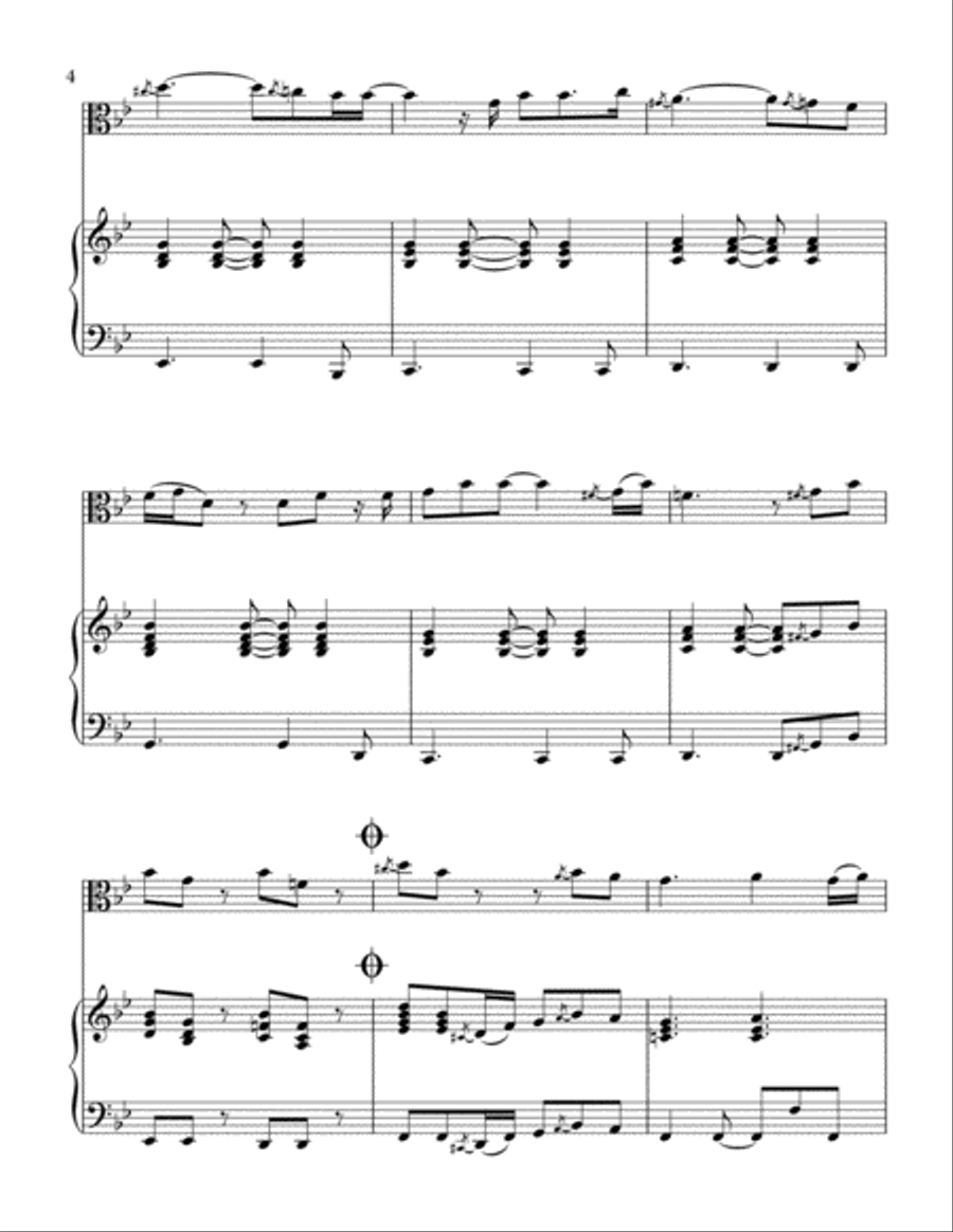 I Have Nothing Viola scores gallery preview page 5