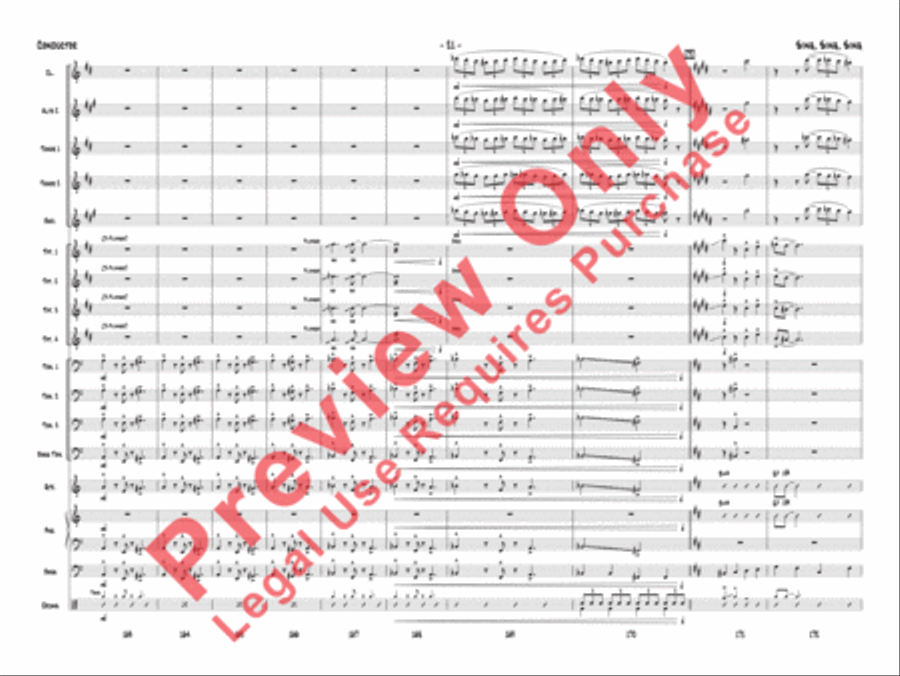 Sing, Sing, Sing Jazz Ensemble scores gallery preview page 24