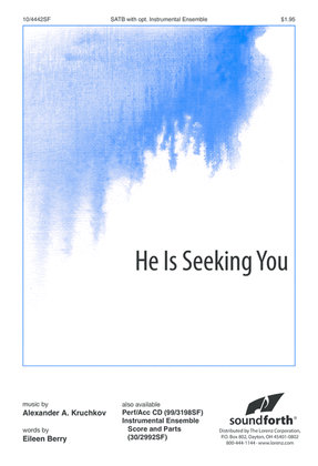 Book cover for He Is Seeking You