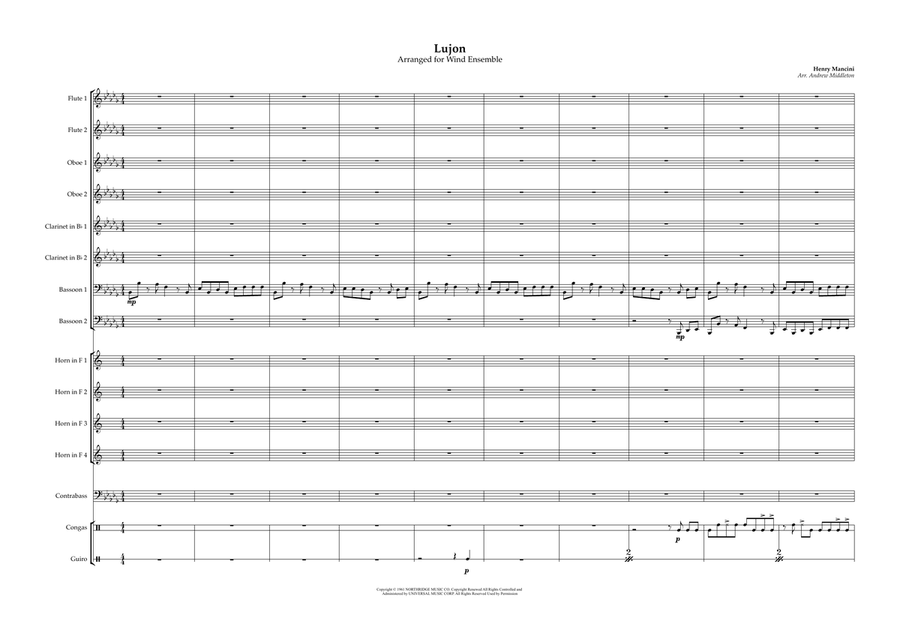 Lujon Woodwind Quintet scores gallery preview page 3