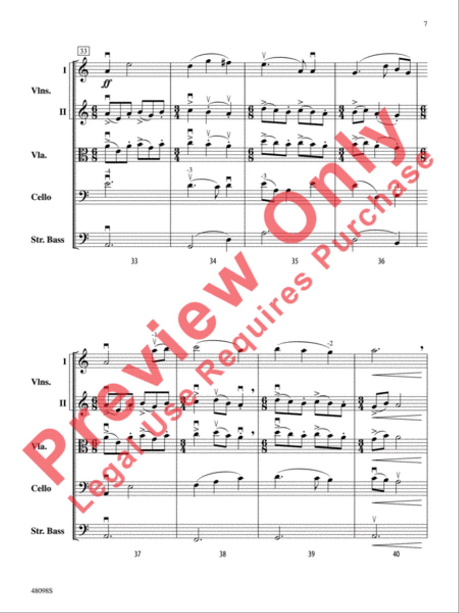 Aberrations Aberrations String Orchestra scores gallery preview page 8