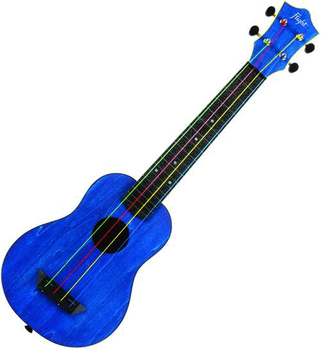 Blue Kids Soprano Concert Scale Ukulele