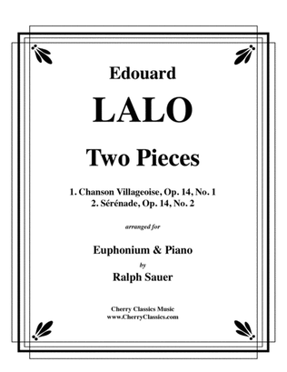Book cover for Two Pieces for Euphonium & Piano