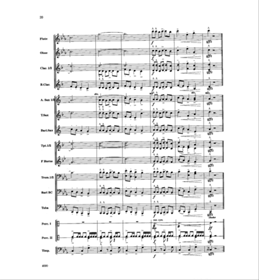 Pevensey Castle Concert Band scores gallery preview page 21