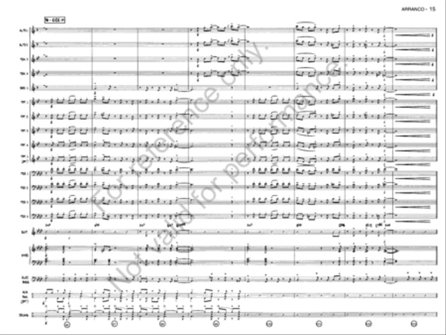 Arranco Jazz Ensemble scores gallery preview page 14