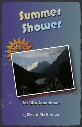 Book cover for Summer Shower for Alto Saxophone Duet