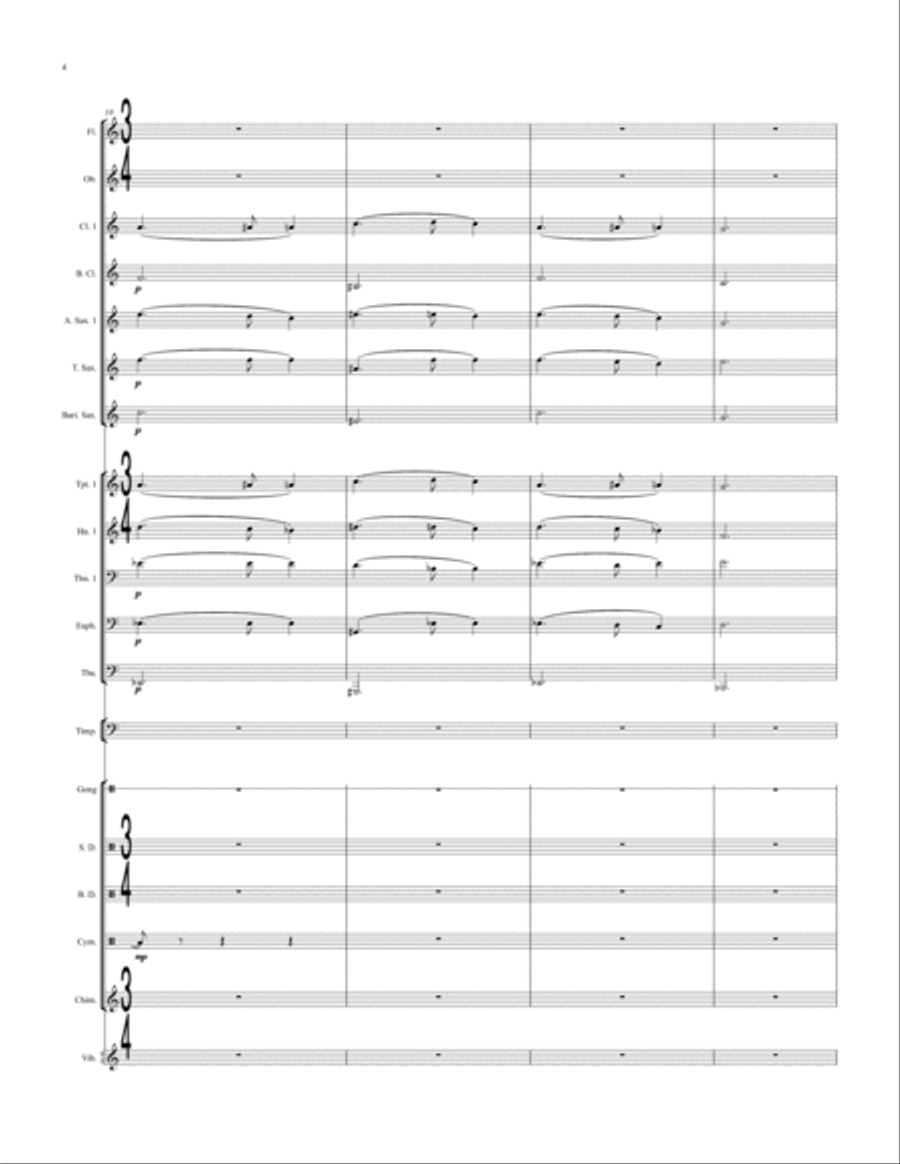 Heroes Heroes Concert Band scores gallery preview page 4