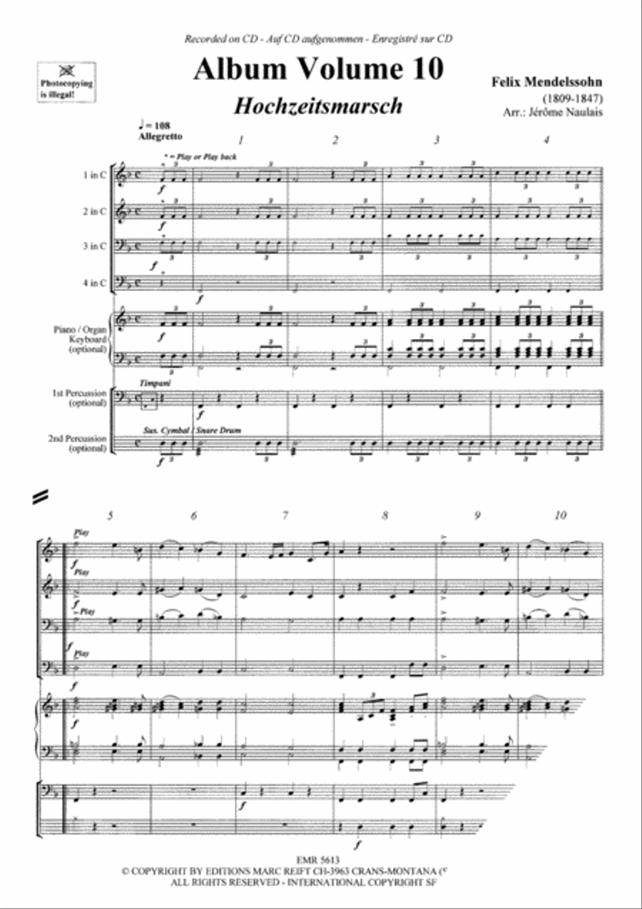 Album Volume 10 Brass Ensemble scores gallery preview page 3