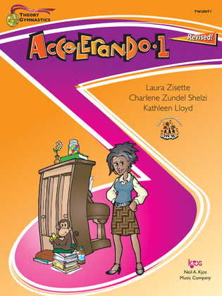 Book cover for Theory Gymnastics: Accelerando 1 (Level A)