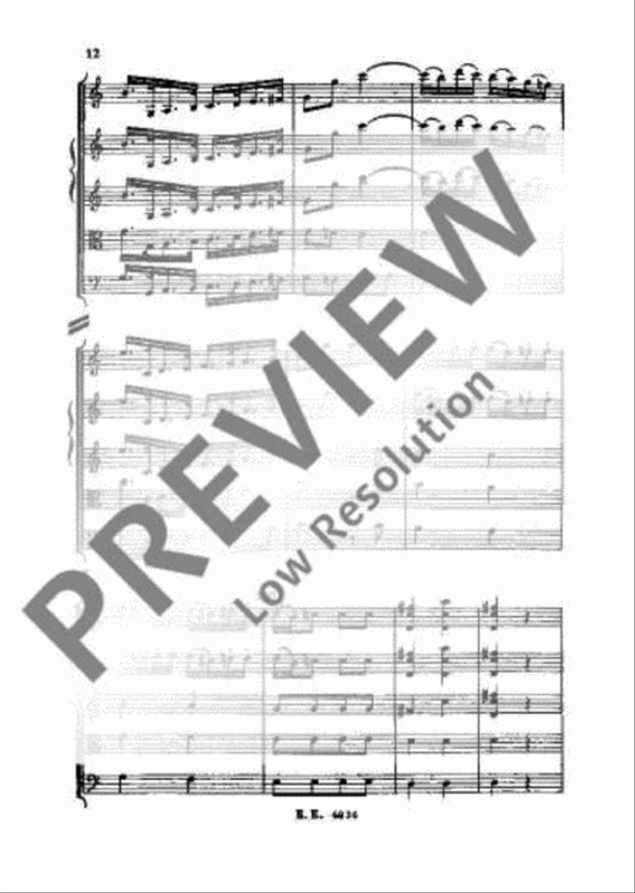 Concerto C major Orchestra scores gallery preview page 21