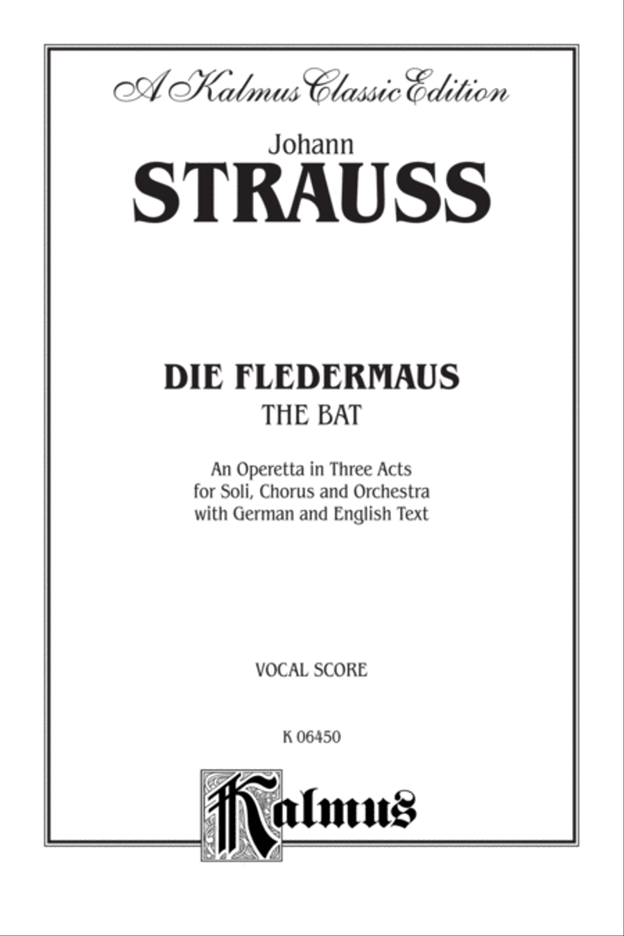 Die Fledermaus (The Bat)