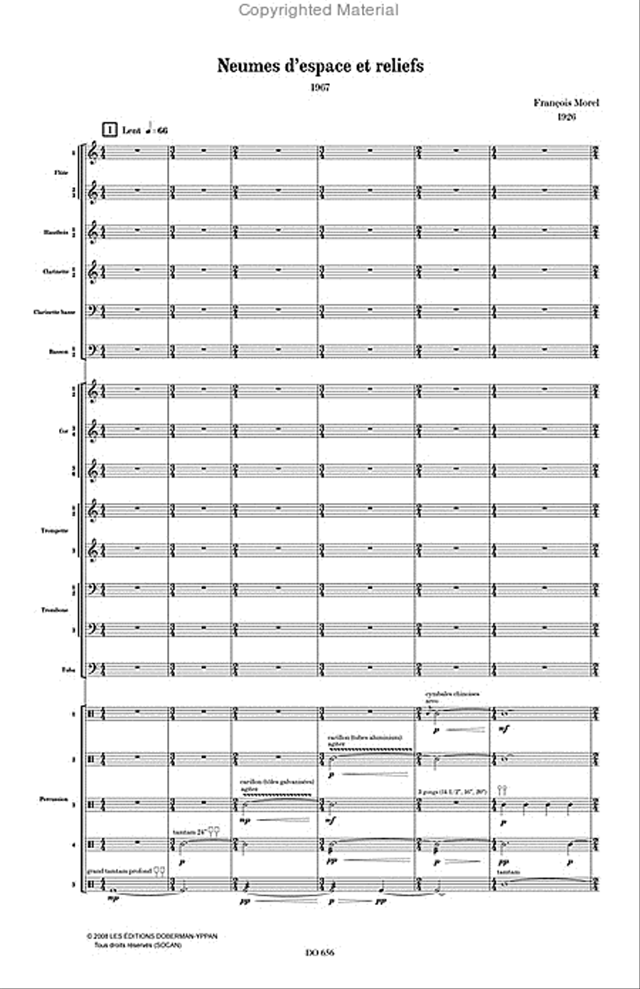 Neumes d'espace et reliefs Orchestra scores gallery preview page 2