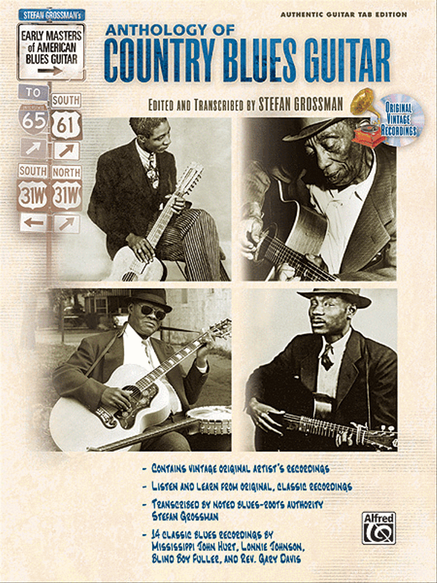 Stefan Grossman's Early Masters of American Blues Guitar: The Anthology of Country Blues Guitar Acoustic Guitar scores gallery preview page 1