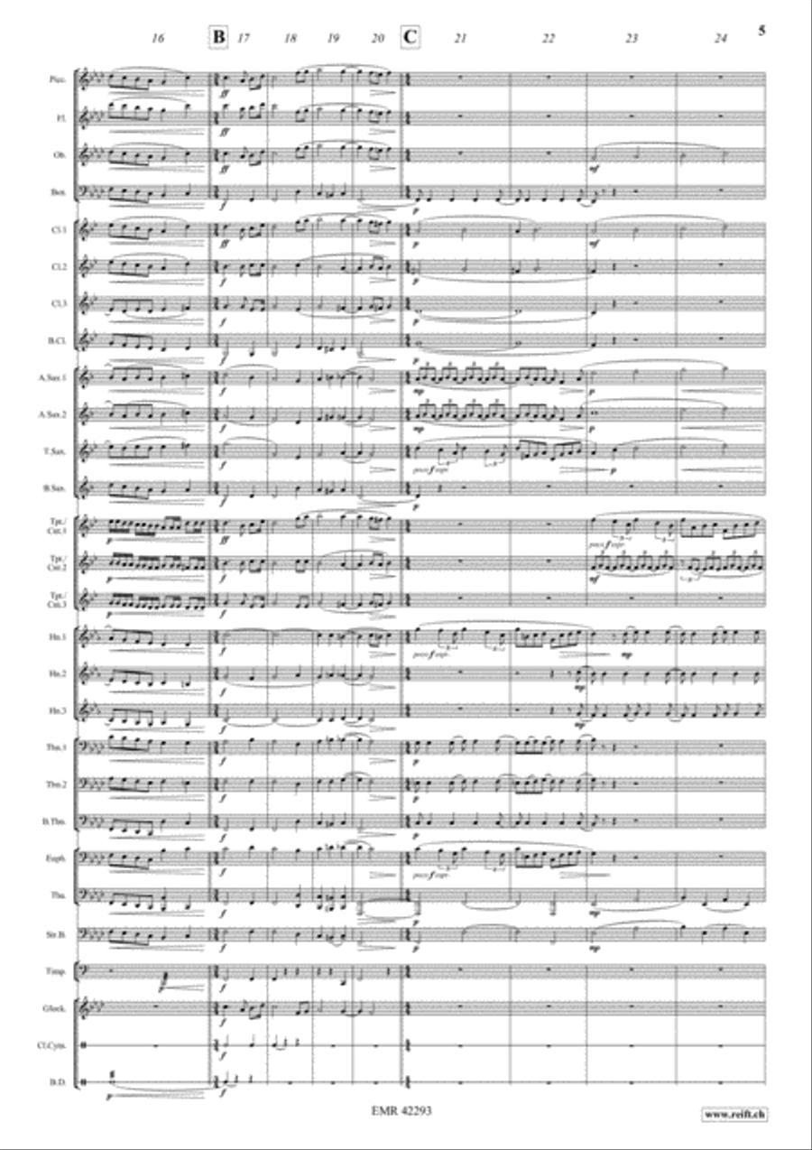 Il Gattopardo Concert Band scores gallery preview page 5