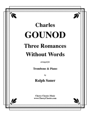 Three Romances Without Words for Trombone & Piano